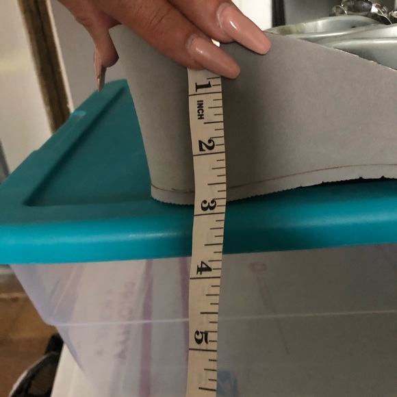 BCBG Generation Embellished Thong Wedge Sandals - Picture 6 of 8